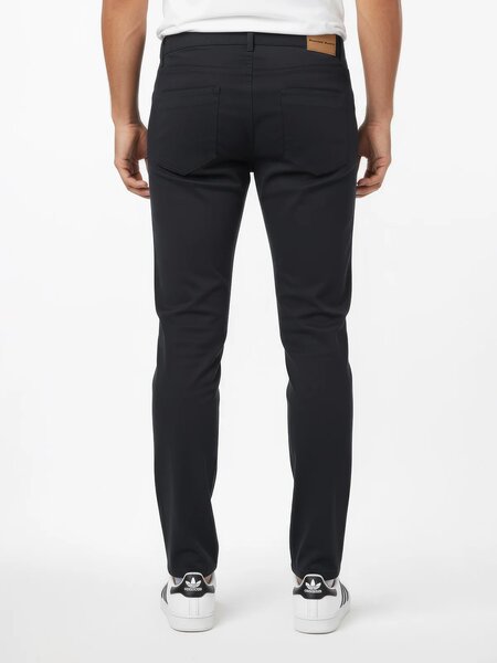 Black Imported Five pocket Pant-65