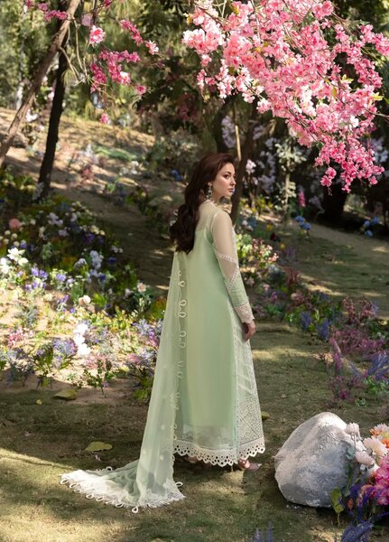 Sable Vogue Unstitched Embroidered Net 3 Piece Suit SV26UL SL-06-25 - Summer Collection