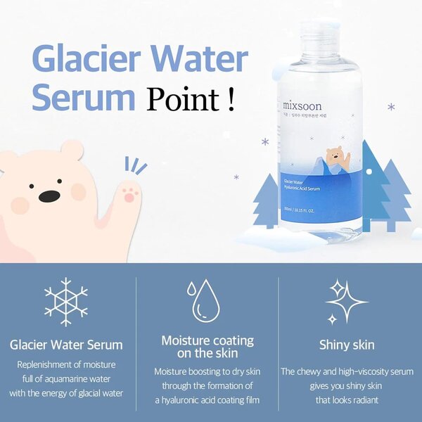 Mixsoon Glacier Water Hyaluronic Acid Serum Mini 30ml