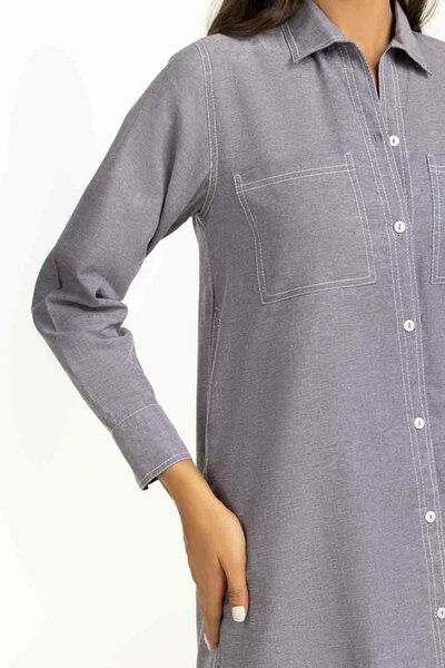 Chambray Button Down Co-Ord Set