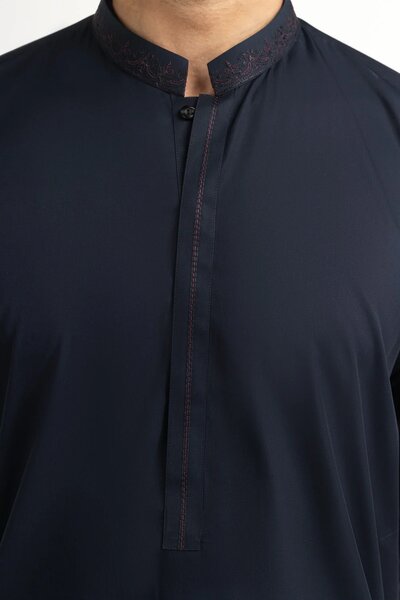 Regular Fit Embroidered Suits
