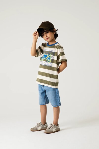 Gamer Stripe Jersey Tee