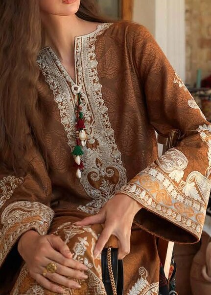 Echoes of Registan by Mushq Unstitched Embroidered Jacquard 3 Piece Suit MU26UER Samarkand Jewel MUNWI260101 - Casual Collection