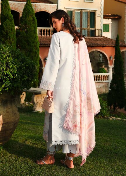 Florence by Rang Rasiya Unstitched Embroidered Lawn 3 Piece Suit RR26UFL Alizeh - Summer Collection