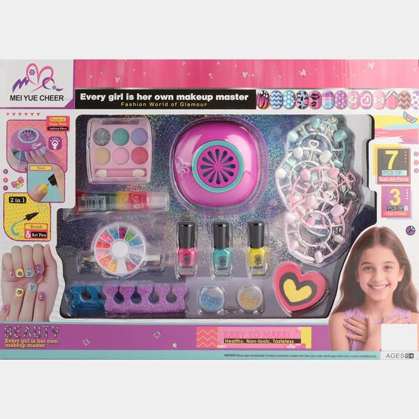 Kids Nail Dryer & Makeup Set