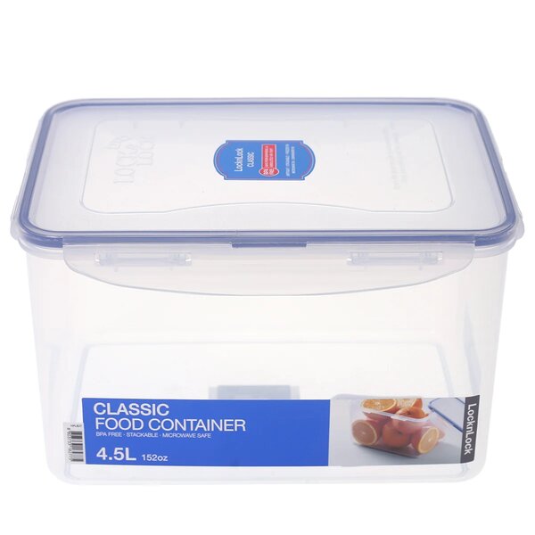 RECT TALL FOOD CONTAINER 4.5L LLHPL827 SB