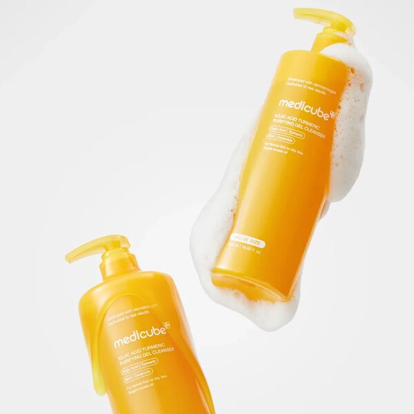 Medicube Kojic Acid Turmeric Purifying Gel Cleanser 500ml