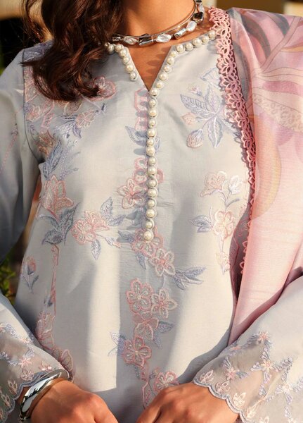 Florence by Rang Rasiya Unstitched Embroidered Lawn 3 Piece Suit RR26UFL Alizeh - Summer Collection