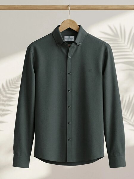 Dark Green Oxford Shirt (CSB-344)