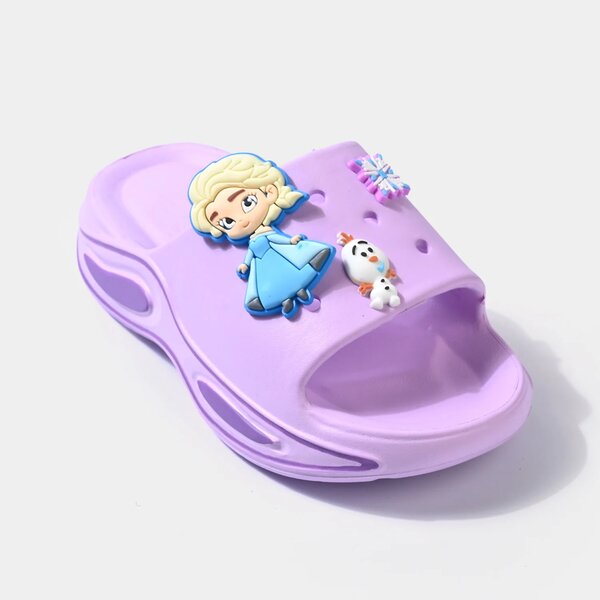 Girls Slipper 5078-3-PURPLE