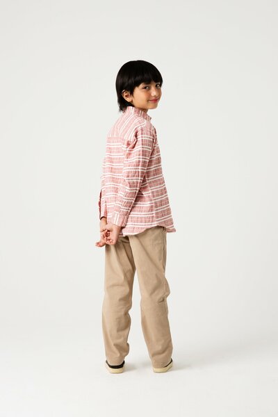 Boys Crimson Line Casual Cotton Shirt