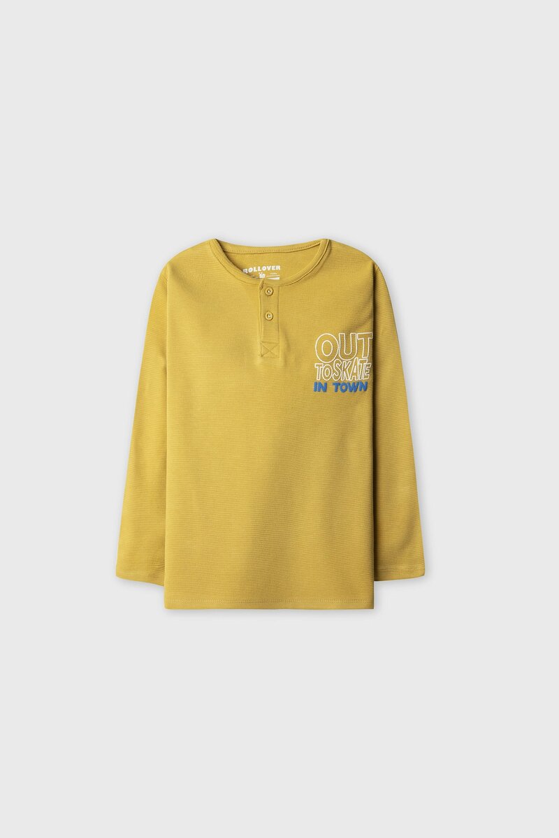 Boys Sand Trail Henley Tee