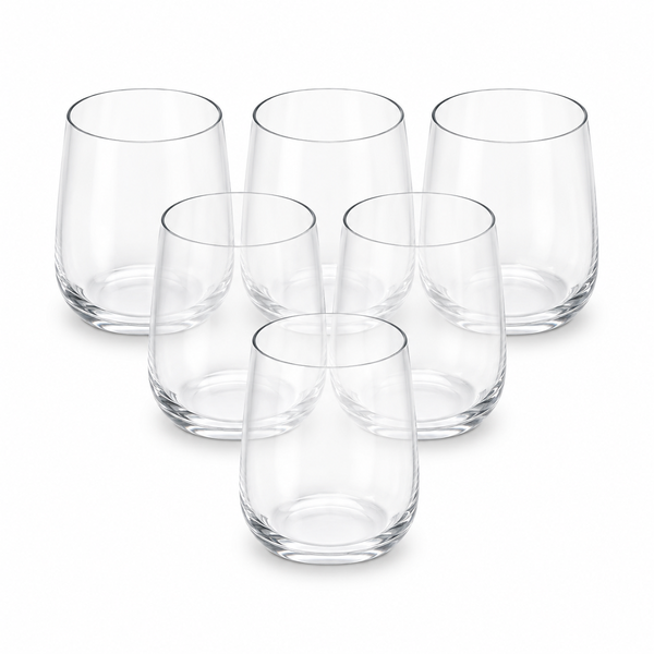 6 Pcs Clear Glass Set – 420ml