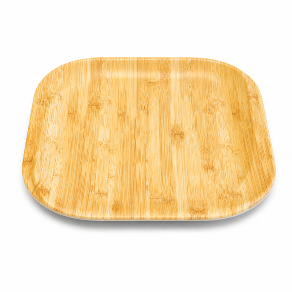Medium Beige Square Platter – Modern Serving Plate
