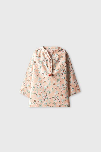 Peach Meadow Floral Top
