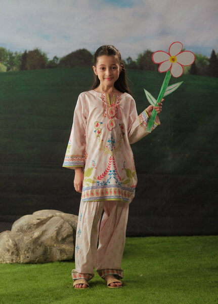 Sprinkles Girls RTW Printed Cotton 2 Piece Suit Spring Blush Summer Collection