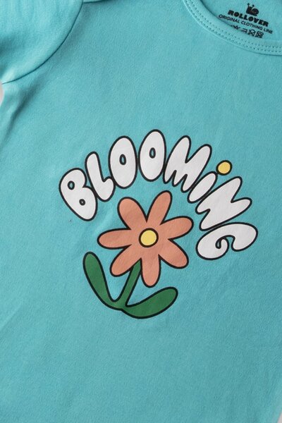 Girls Happy Blossom Bodysuit Set - (Pack of 2)