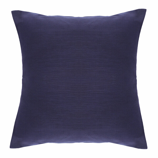 Blue Woven Dot Cushion Cover 18x18 – Elegant Decorative Throw Pillow for Sofa, Bed & Living Room