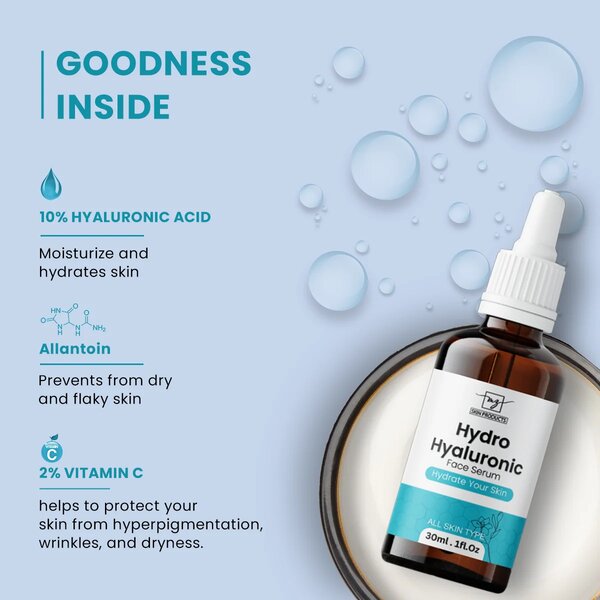MzSkin Hydro Hyaluronic Serum - 30ml