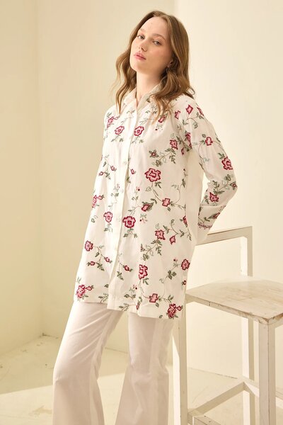 Veleral - Embroidered 2Pc Co-ords Set