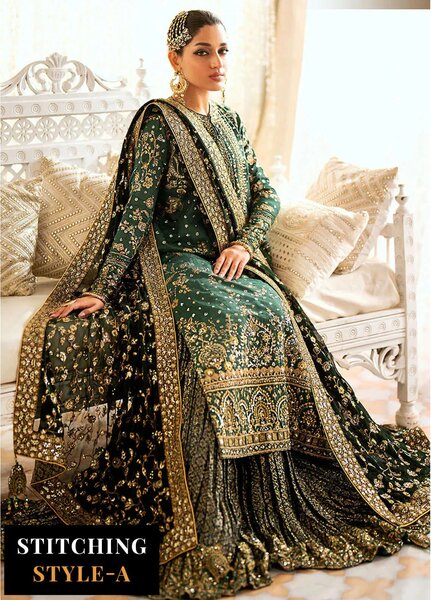 Aik Atelier Embroidered Silk Suits Unstitched 3 Piece AIK25EF Vl1 Look 07 - Formals Collection