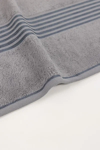 Dove Grey Combed Viscose Towel