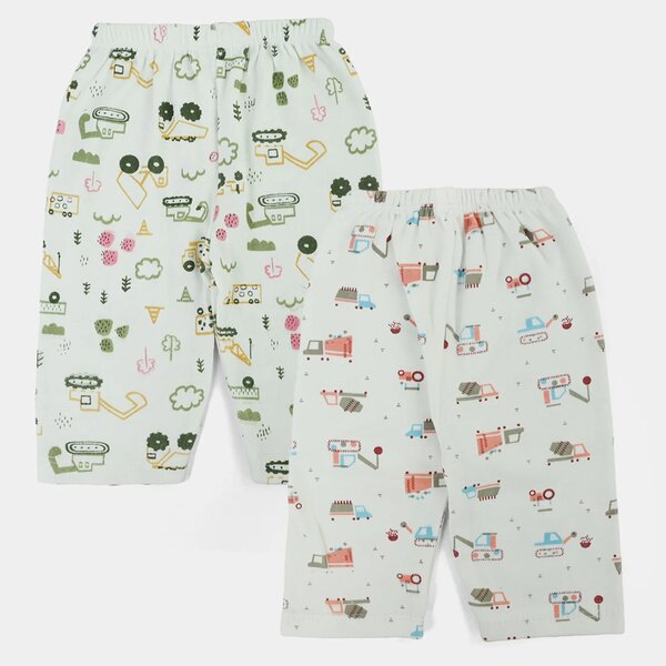 Cotton Trouser 2Pcs 3-6M