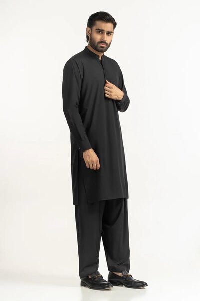 Regular Fit Embroidered Suits