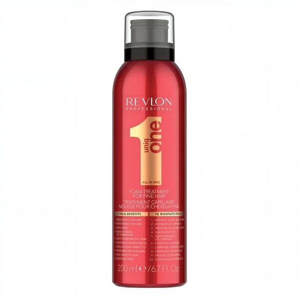 Revlon Professional UniqONE Foam Treatment - 200ml - "All-in-One" 10 Benefits Hair Serum - Classic Fragrance