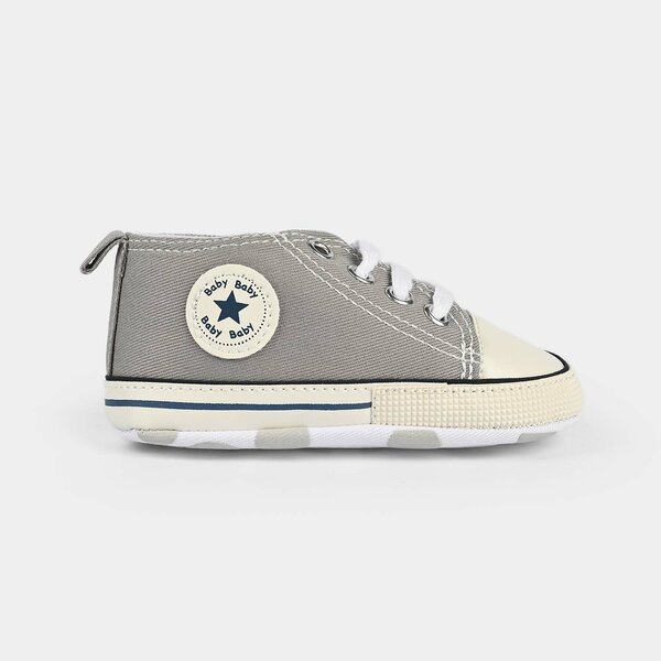 Baby Boy Shoes B-23-Grey