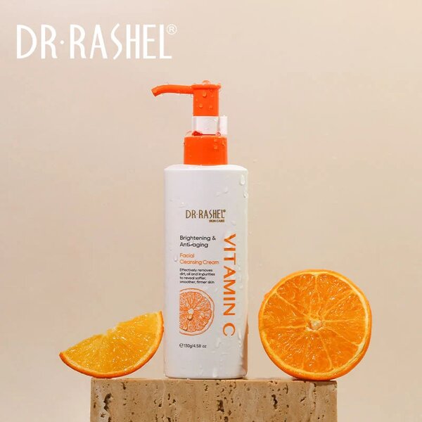 Dr Rashel - Vitamin C Brightening & Anti-Aging Facial Cleansing Cream - 130g