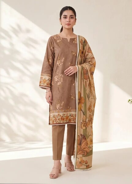 Salitex Women Unstitched Printed Lawn 3 Piece Suit SUNS8IN1140 Casual Collection