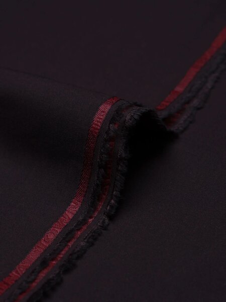 Dark Maroon Men's Unstitched Suit (MFSC-194)