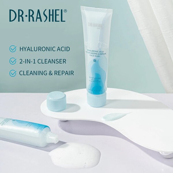 Dr Rashel - Hyaluronic Acid Double-Tube Face Wash