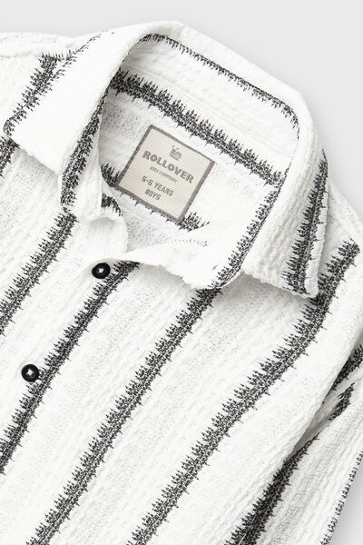 Boys Monochrome Mouzal Casual Shirt