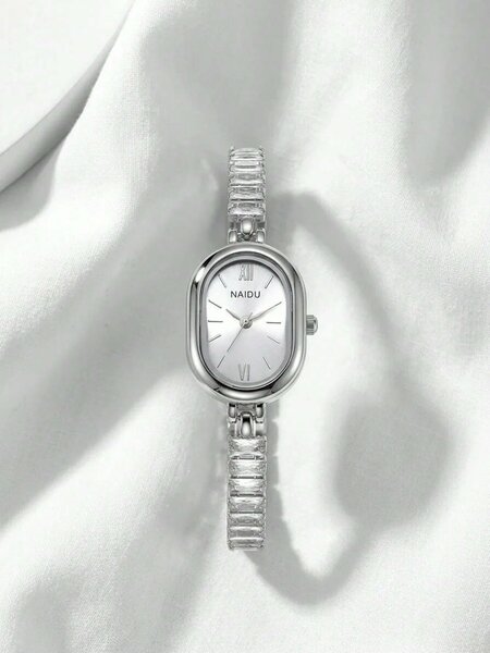 Shein - 1Pc Women'S Elegant Versatile Quartz Movement Wrist Watch