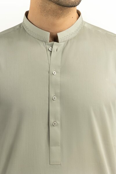 Regular Fit Embroidered Suits