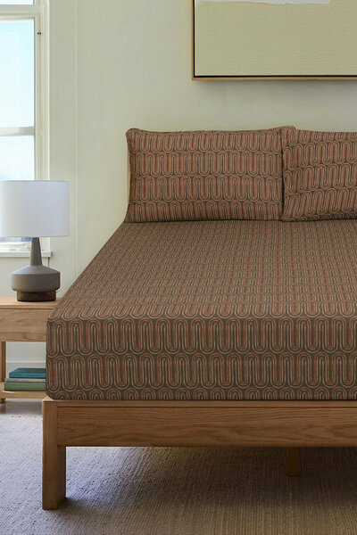 Cobblestone Fitted Sheet Set