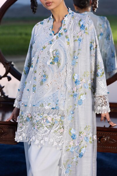 Unstitched Luxury Lawn Suit