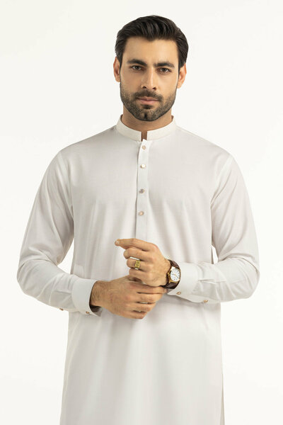 Regular Fit Embroidered Suits