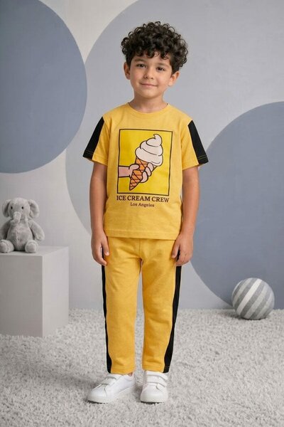 Tiny Teens Kid's Ice Cream Crew Twin Set