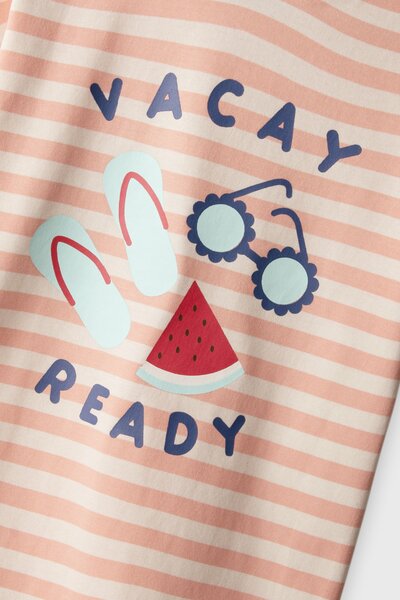 Girls Vacay Ready Oversized Tee