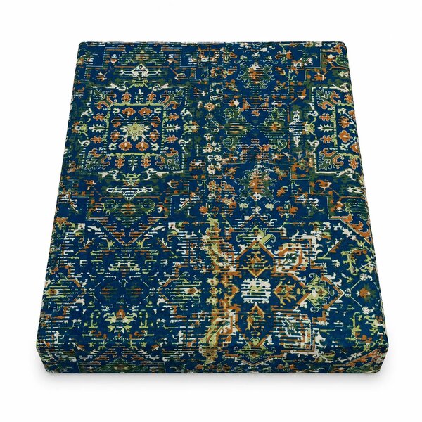 Azure Blue Double Bed Sheet – 96 x 102 Inches | Elegant Patterned Design, Soft Finish & Premium Comfort