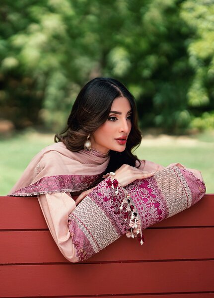 Florent Unstitched Embroidered Lawn 3 Piece Suit FL26ULE FEF-3A - Eid Collection
