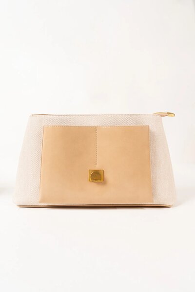 Chain Strap Shoulder Bag – White