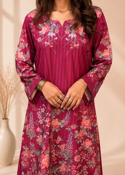 Saba Sumaiya Women RTW Printed Crepe Lawn 2 Piece Suit SS-78654 Velvet Bloom - Casual Collection