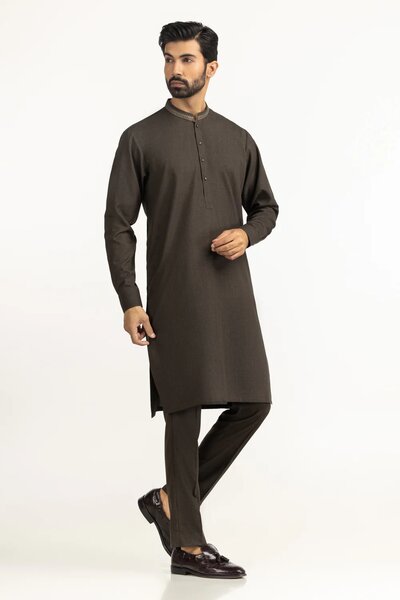 Regular Fit Embroidered Suits