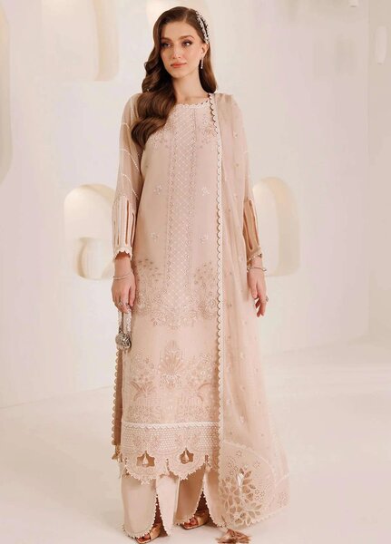 Alizeh Fashion Unstitched Embroidered Chiffon 3 Piece Suit AF26UCF AF-DHG-5036-Ehal - Festive Collection