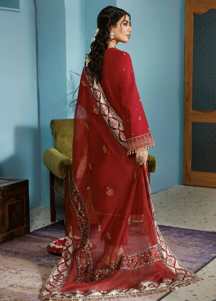 La Elise Women Unstitched Embroidered Lawn 3 Piece Suit 0000505 Pareesa - Festive Collection