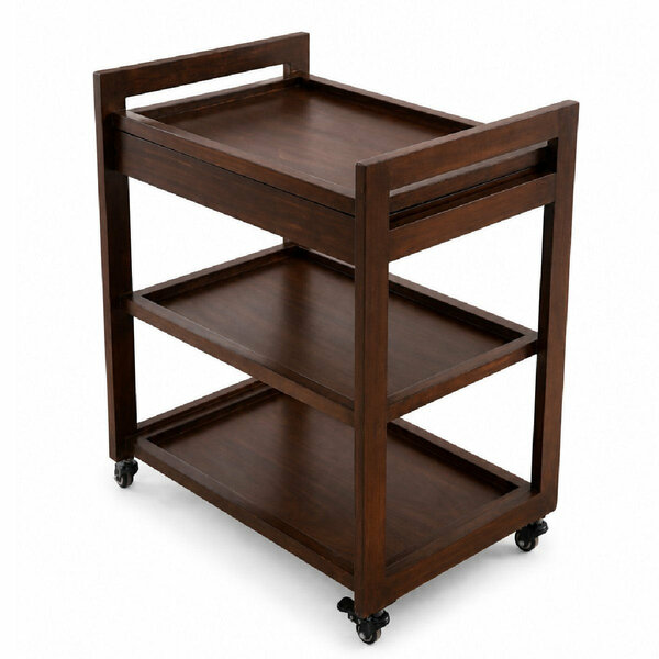 Aurra Wooden Tea Trolley